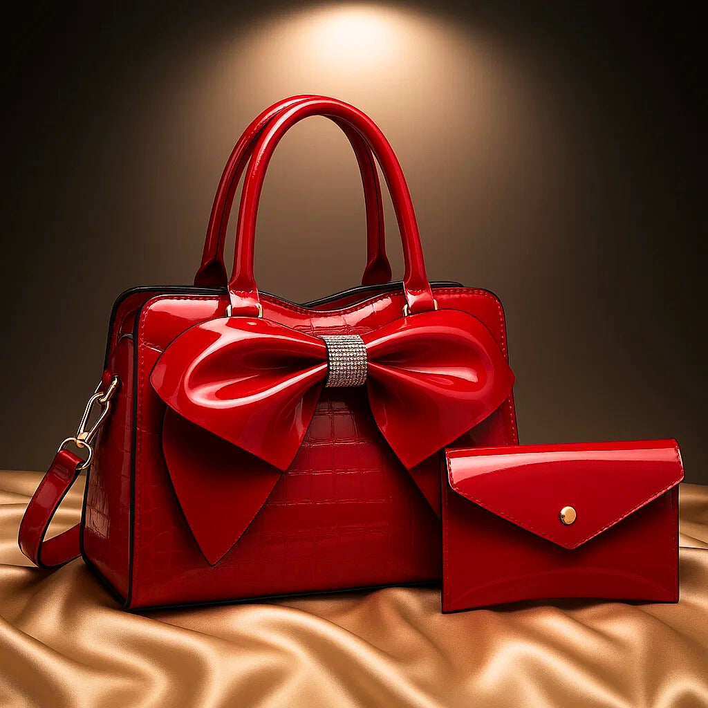 BELLA BOW HANDBAG SET