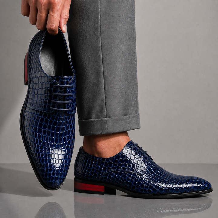 SANTORI CROC OXFORDS