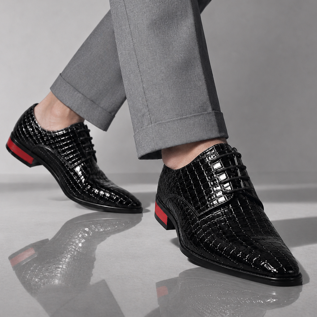 SANTORI CROC OXFORDS