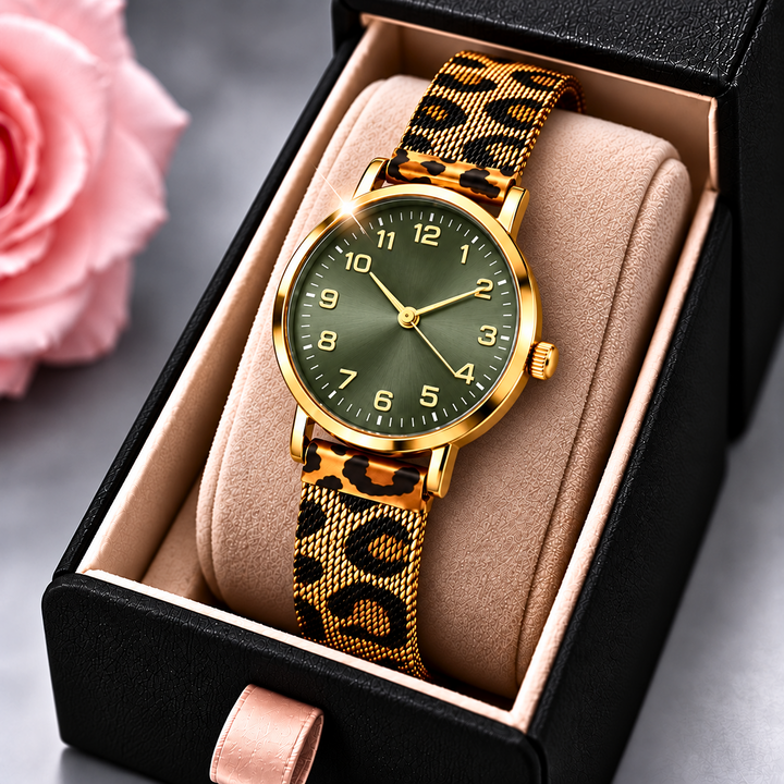 SAVANNAH ROSE LEOPARD WATCH