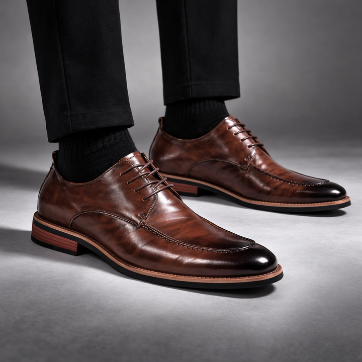 HARRISON COLE LEATHER DERBY