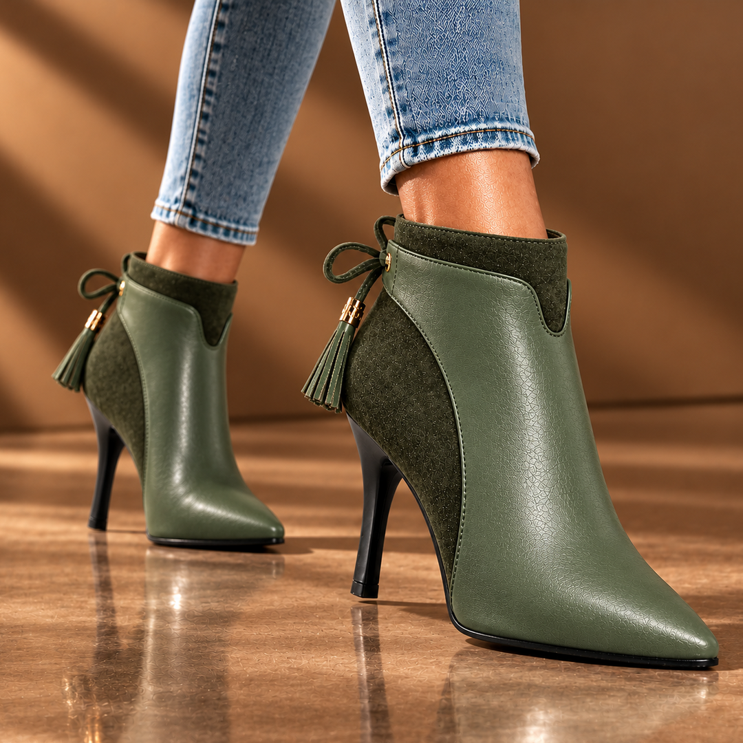 GIA MONROE TASSEL BOOTS