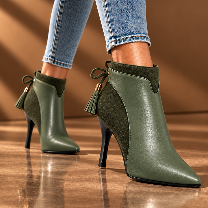 GIA MONROE TASSEL BOOTS