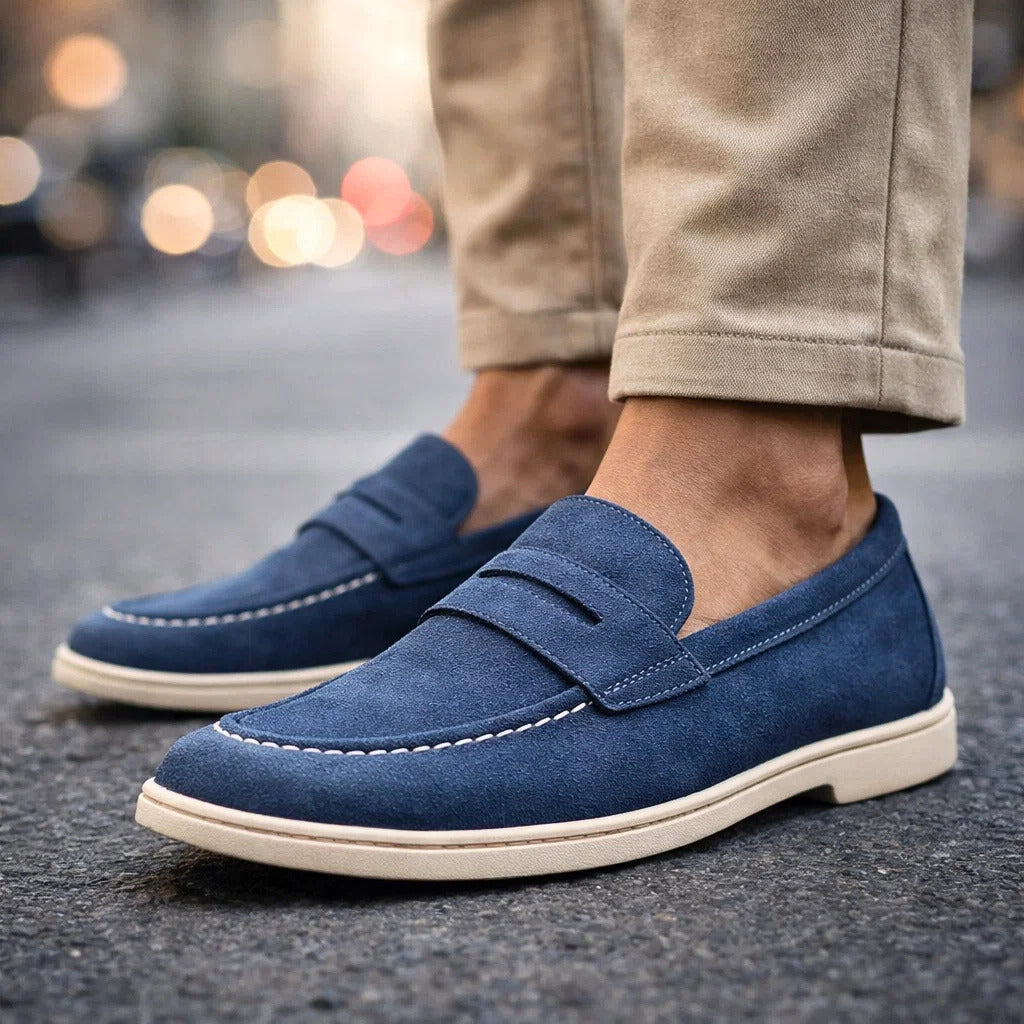 MARINO SUEDE LOAFERS
