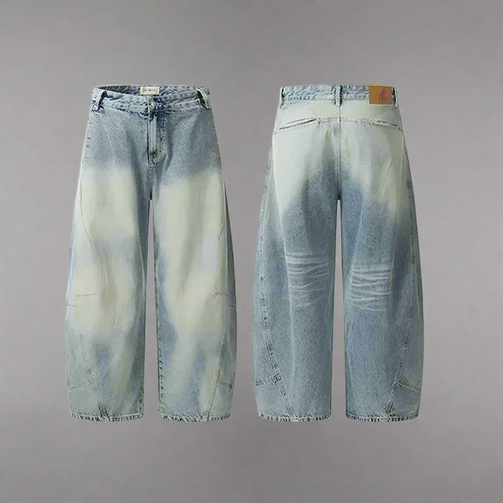 BRONX BARREL-CUT DENIMS