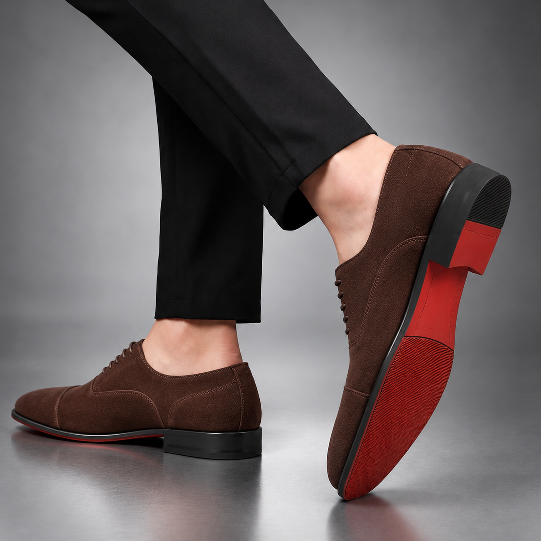 MORETTI SIGNATURE SUEDE OXFORDS