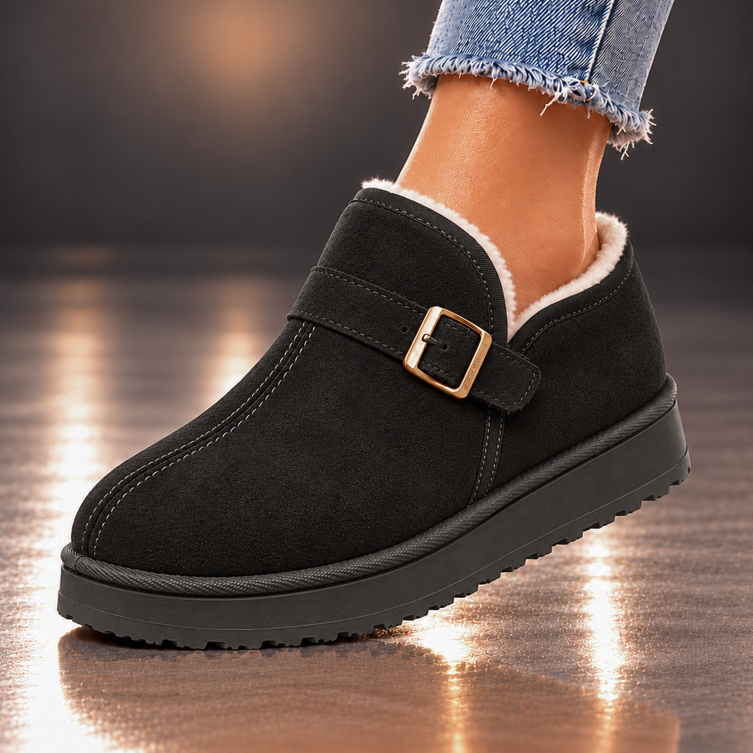 MILA ARDEN SUEDE SLIP-ONS