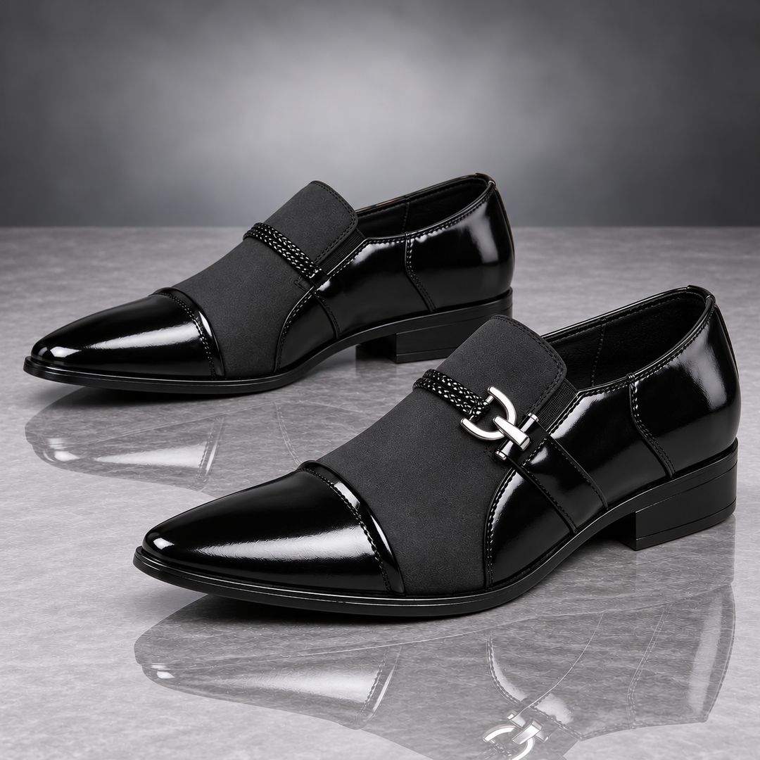DANTE SANTORI LEATHER LOAFERS