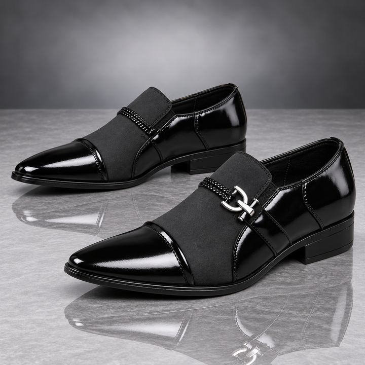 DANTE SANTORI LEATHER LOAFERS