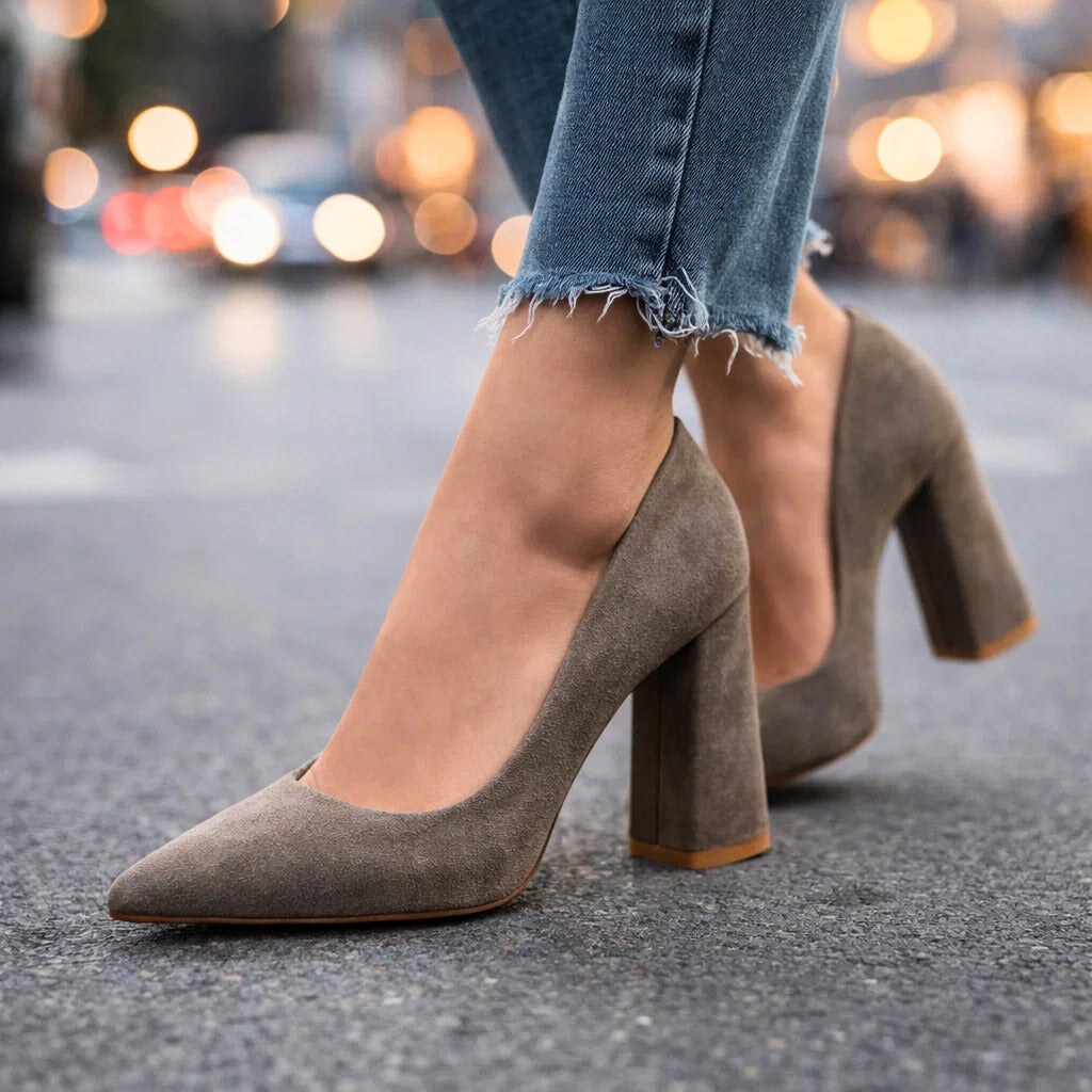 VIVIENNE VELVET HEELS