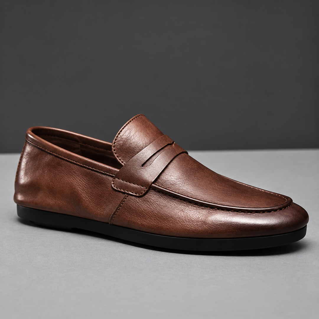 SATORI LEATHER LOAFERS