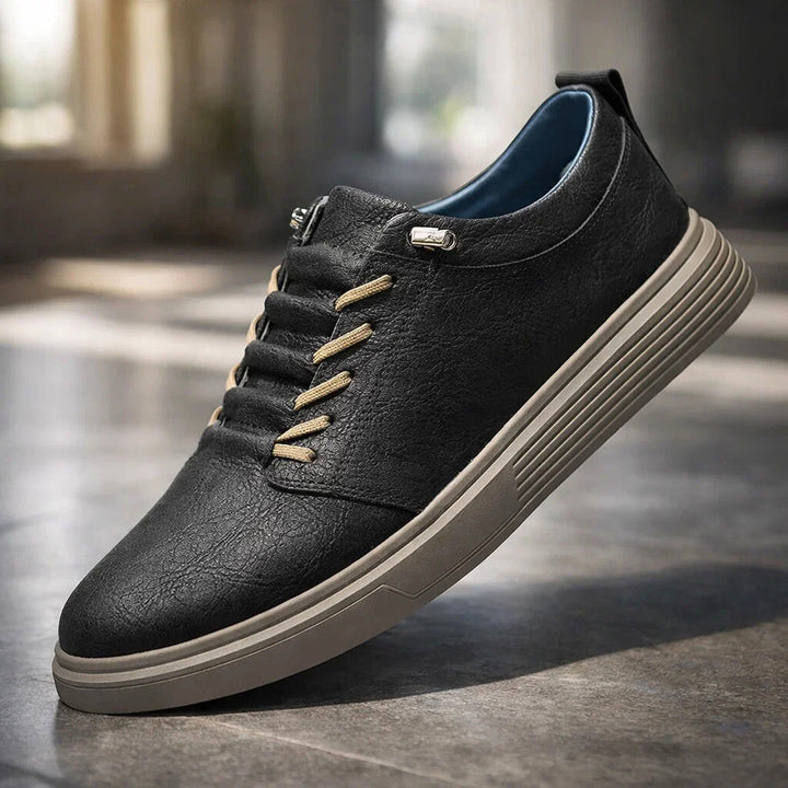 GRANT CALDER LEATHER SNEAKERS