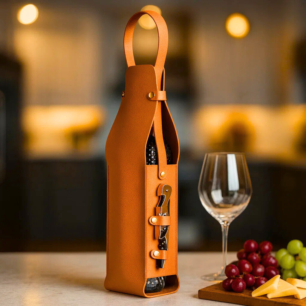 ARLO LEATHER BOTTLE TOTE