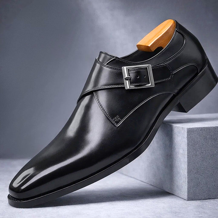 SANTORO LEATHER MONK STRAP