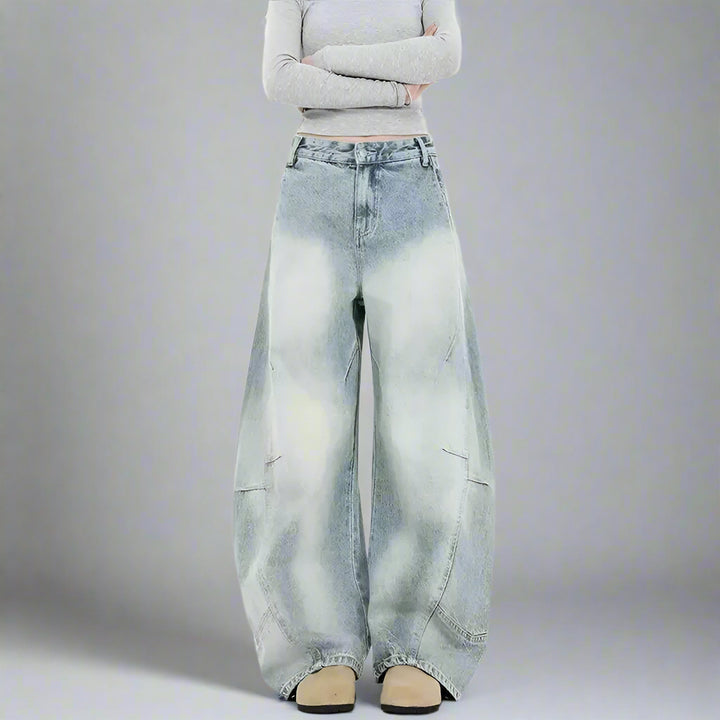 BRONX BARREL-CUT DENIMS