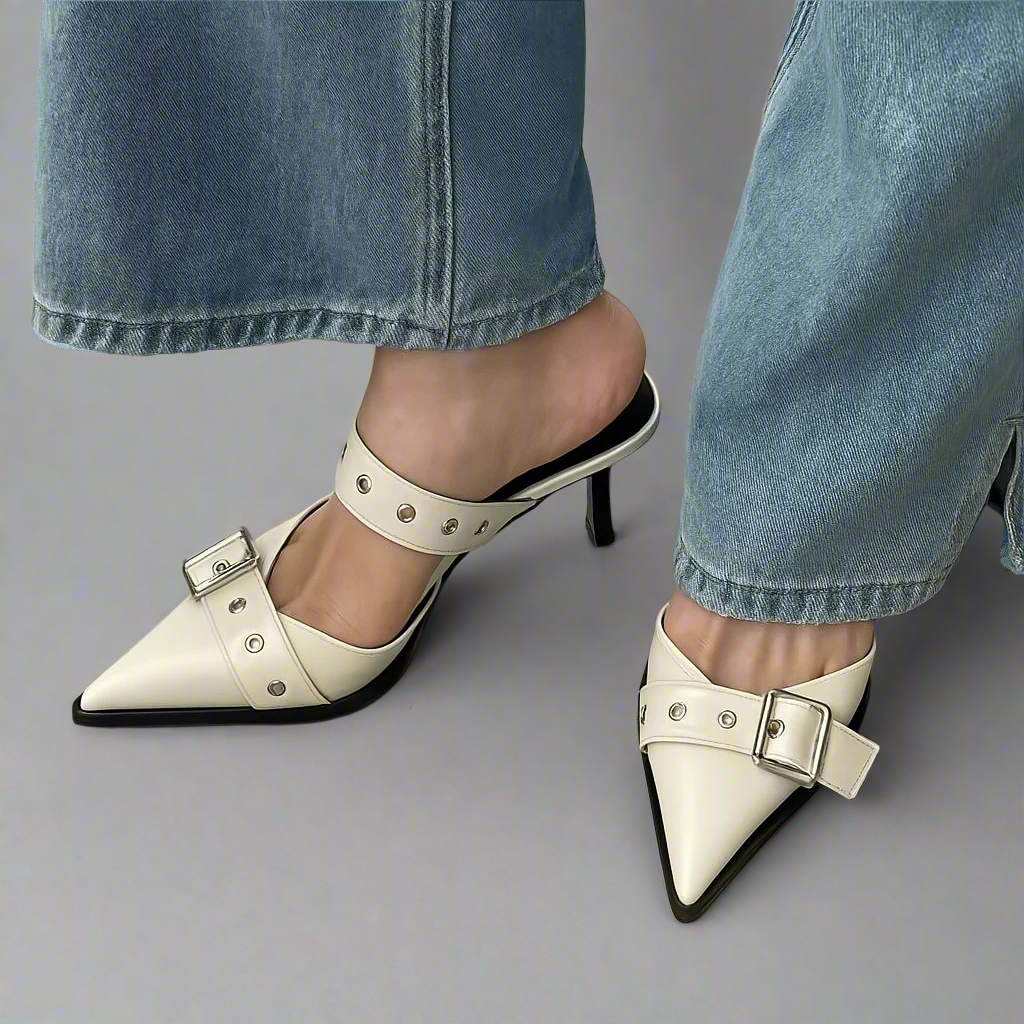 RAVYN RAE BUCKLE HEELS