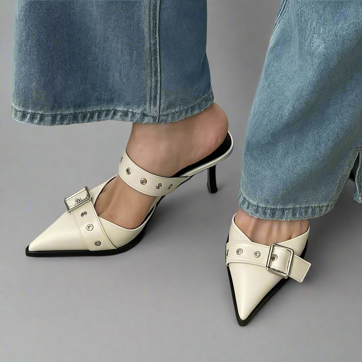 RAVYN RAE BUCKLE HEELS