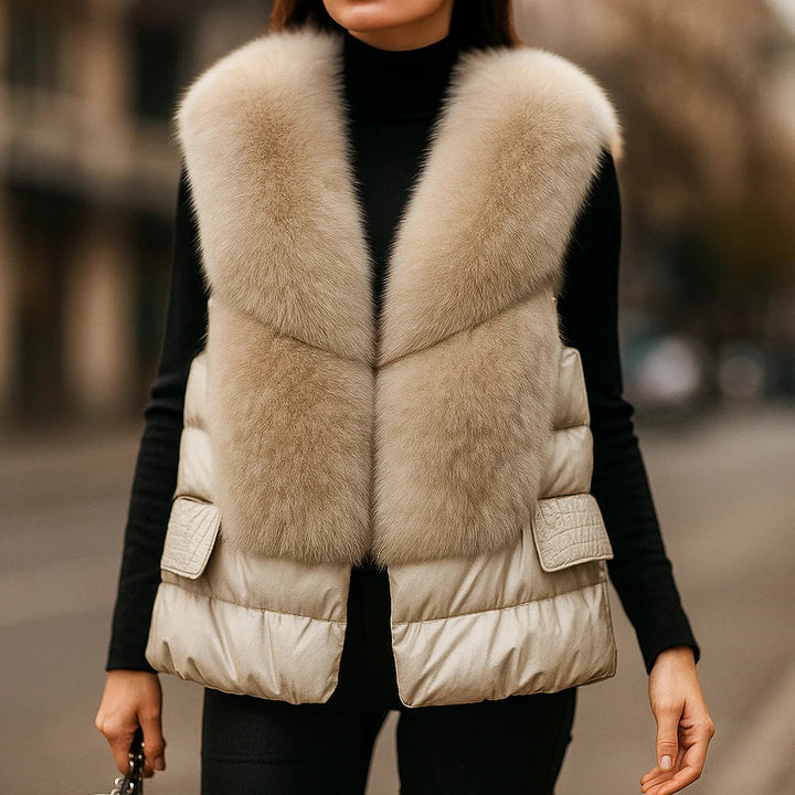 FIFTH & FUR DOWN VEST