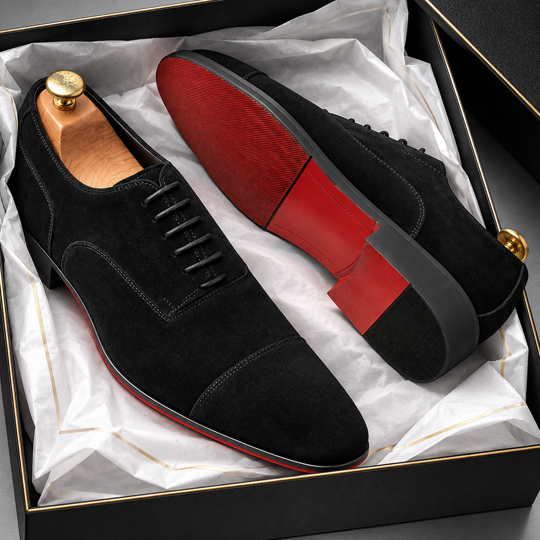 MORETTI SIGNATURE SUEDE OXFORDS