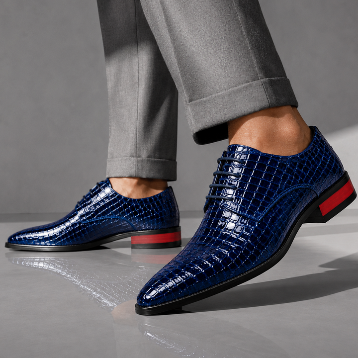 SANTORI CROC OXFORDS