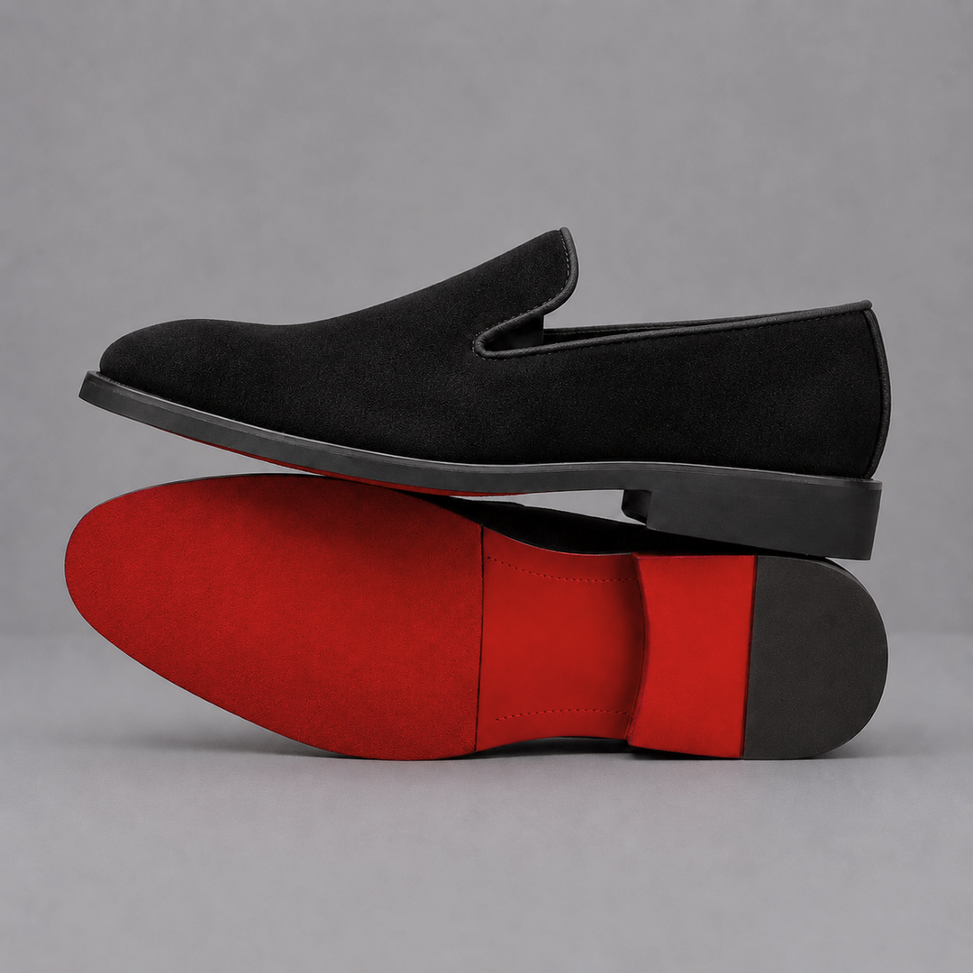 MORETTI SIGNATURE SUEDE LOAFERS
