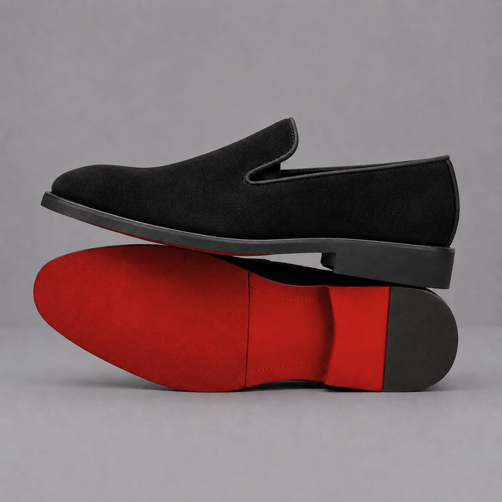 MORETTI SIGNATURE SUEDE LOAFERS