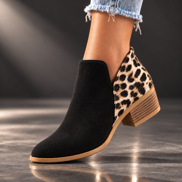 CAMILA REESE LEOPARD BOOTS