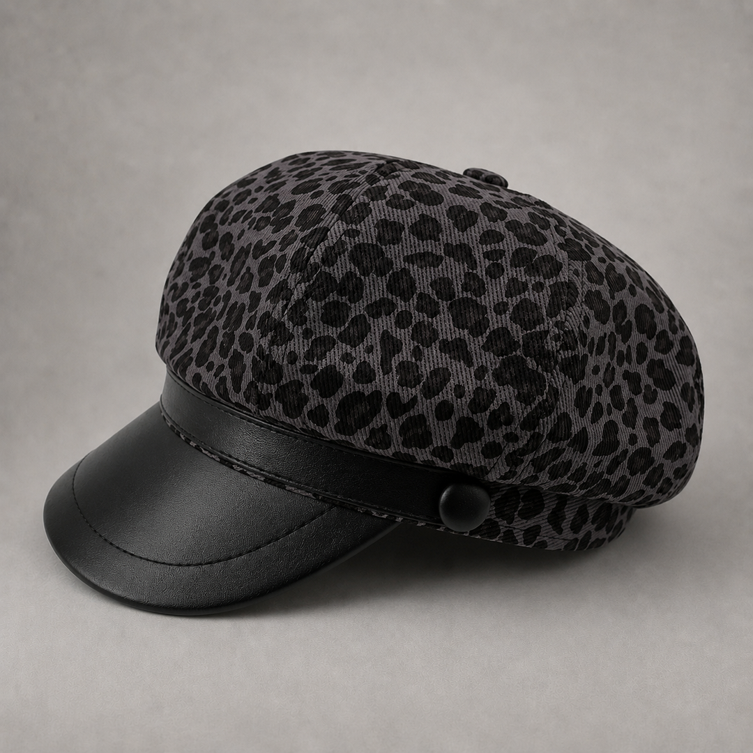 GENEVIEVE LEOPARD CAP