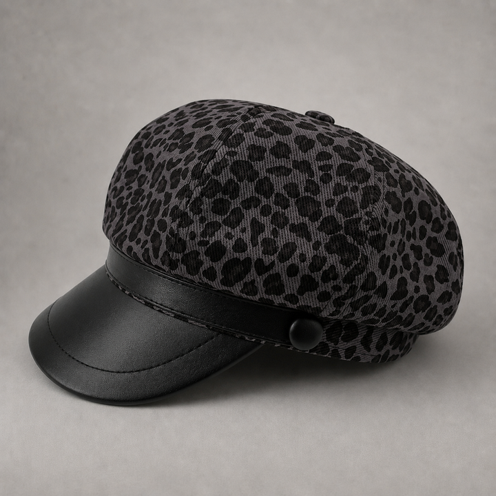 GENEVIEVE LEOPARD CAP