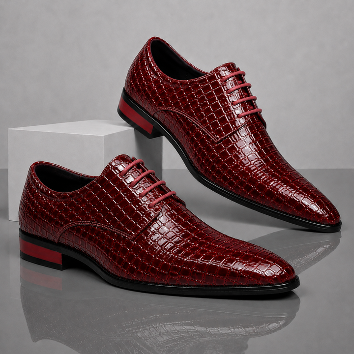 SANTORI CROC OXFORDS