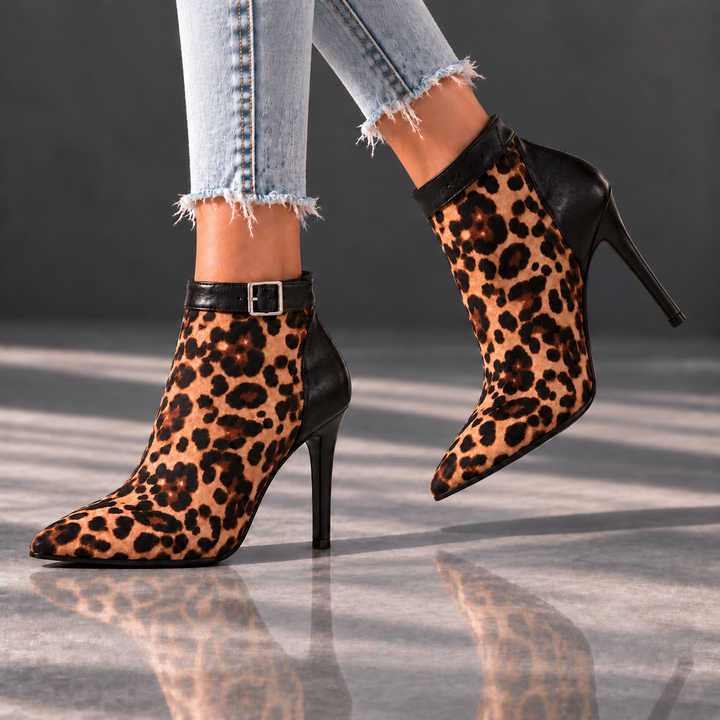 LANEY LEOPARD HEELS