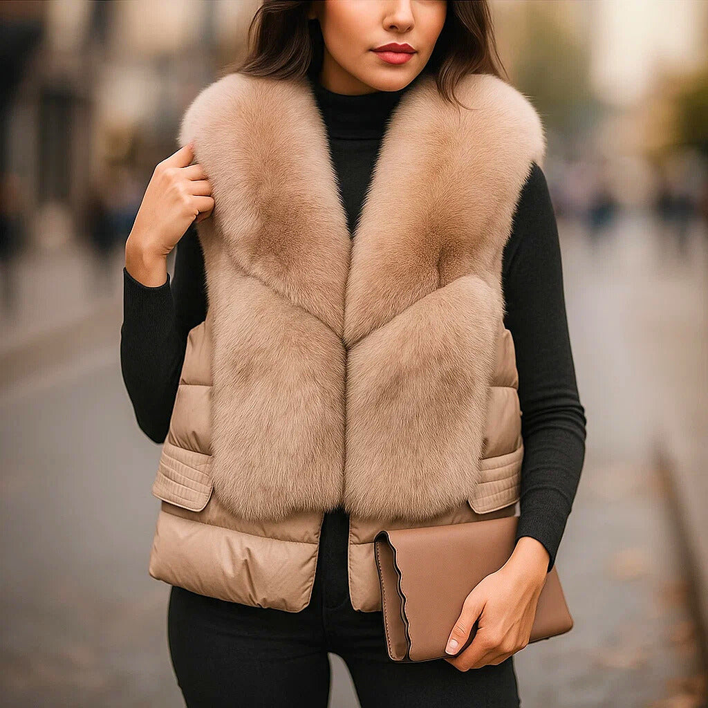 FIFTH & FUR DOWN VEST