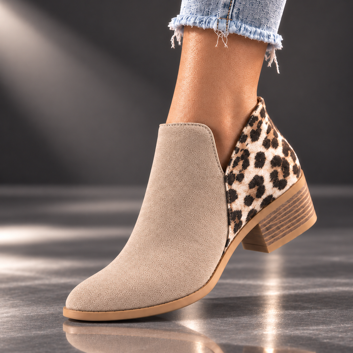 CAMILA REESE LEOPARD BOOTS