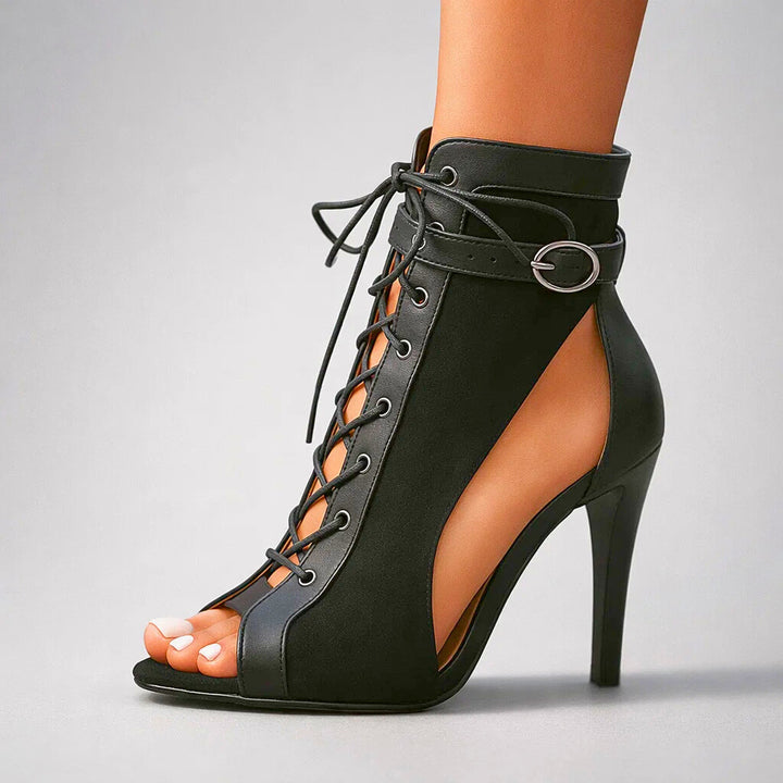 GIANNA CLARKE LACE-UP HEELS