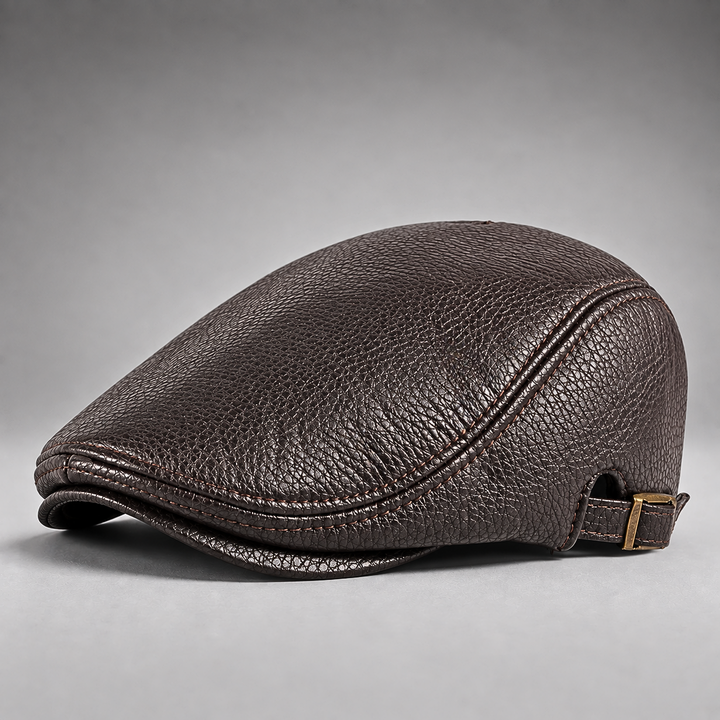 HUDSON LEATHER DRIVING CAP
