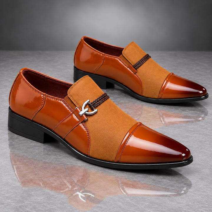 DANTE SANTORI LEATHER LOAFERS