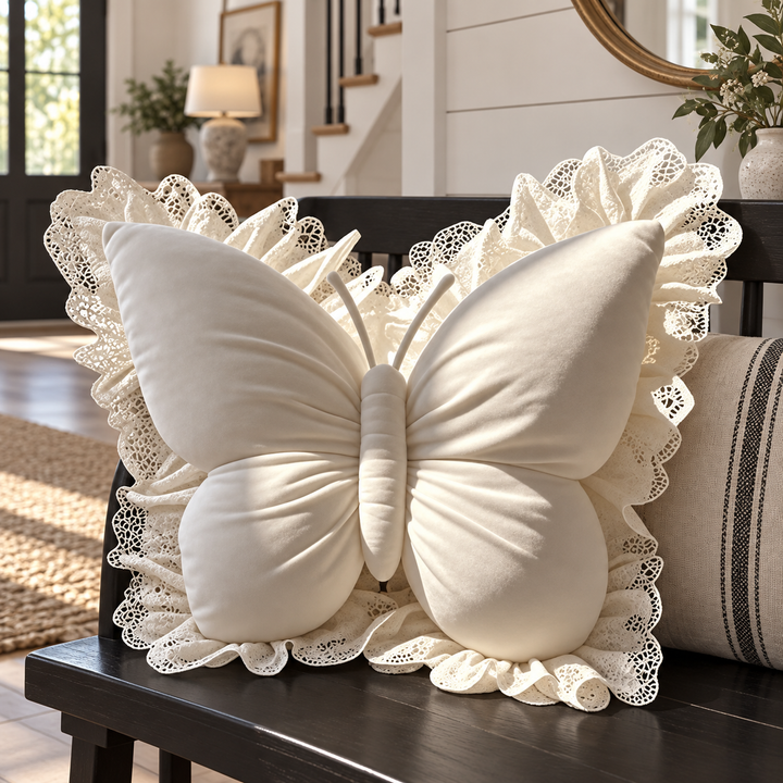 AVA BLISS BUTTERFLY PILLOW