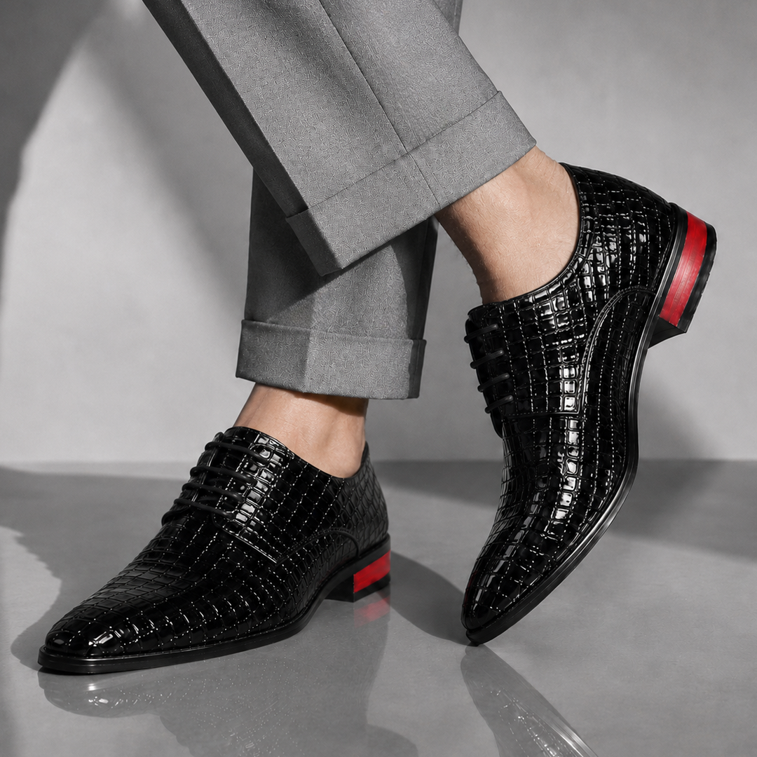 SANTORI CROC OXFORDS