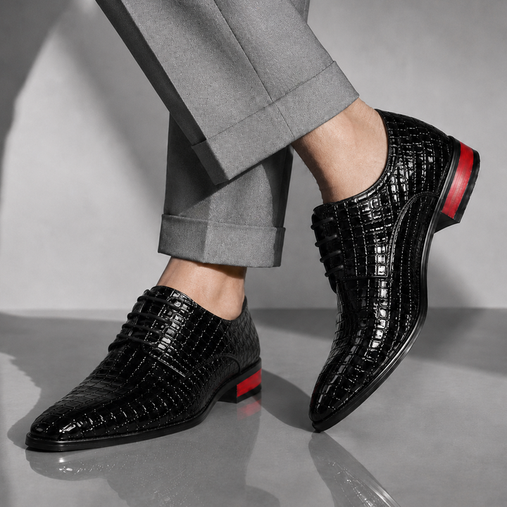 SANTORI CROC OXFORDS