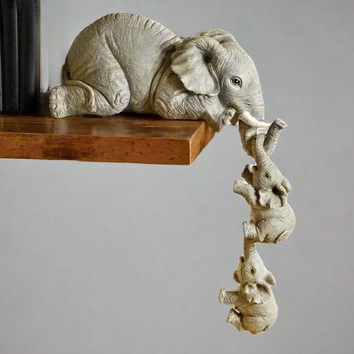 ELEPHANT KINSHIP SCULPTURE