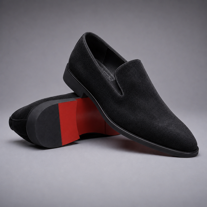 MORETTI SIGNATURE SUEDE LOAFERS