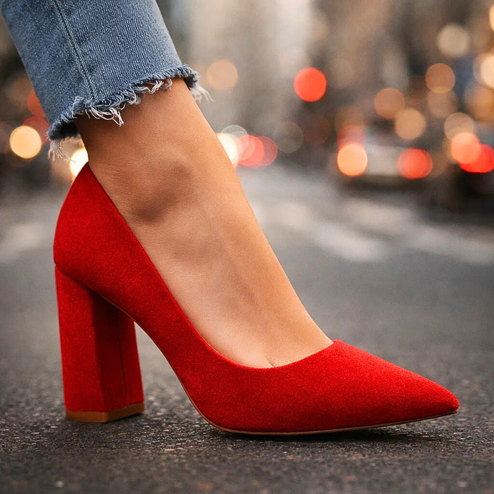 VIVIENNE VELVET HEELS
