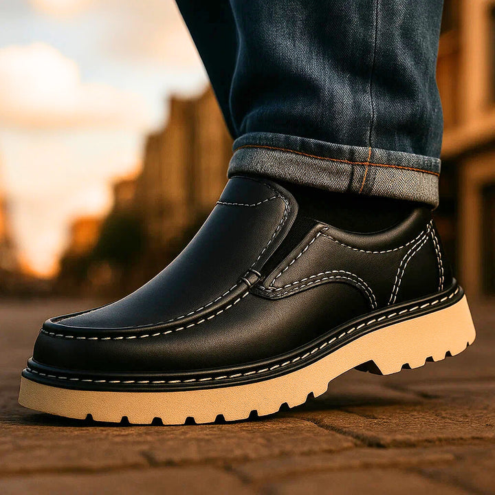 BRAXTON LEATHER LOAFERS