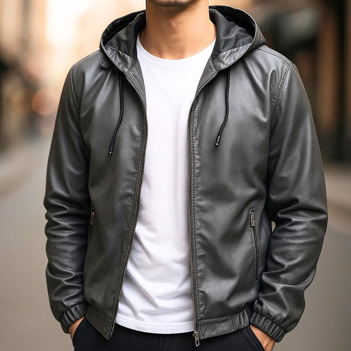 STERLING HEIGHTS LEATHER JACKET