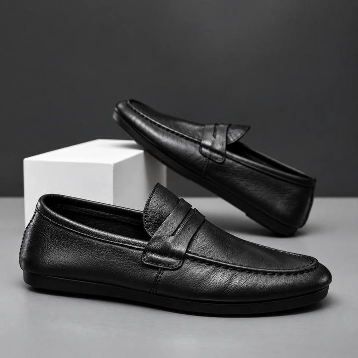 SATORI LEATHER LOAFERS