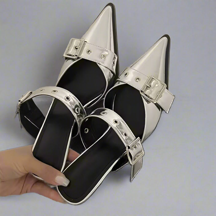 RAVYN RAE BUCKLE HEELS