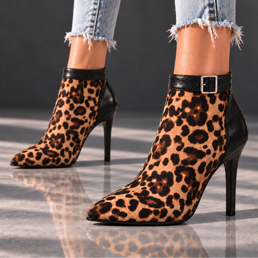 LANEY LEOPARD HEELS