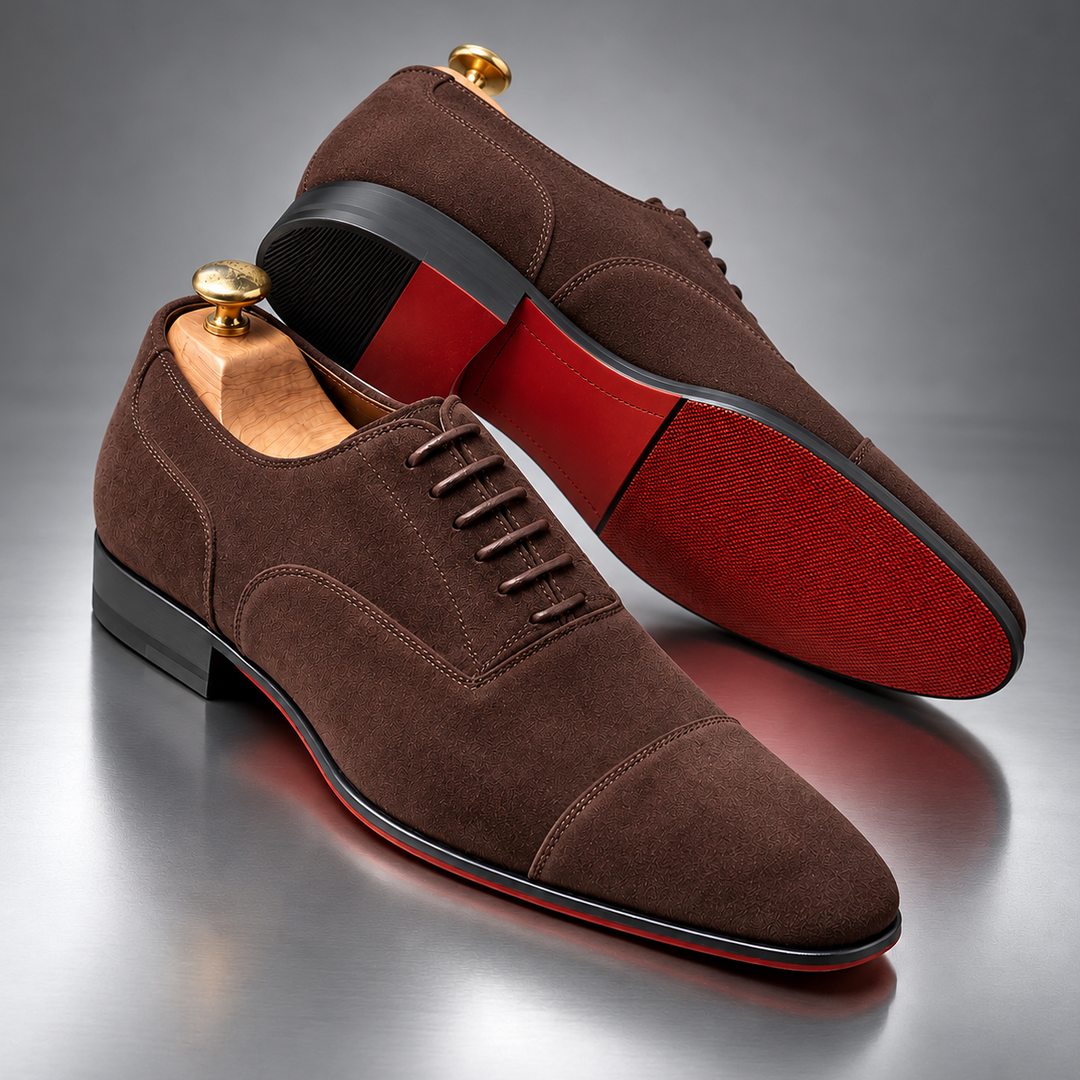 MORETTI SIGNATURE SUEDE OXFORDS