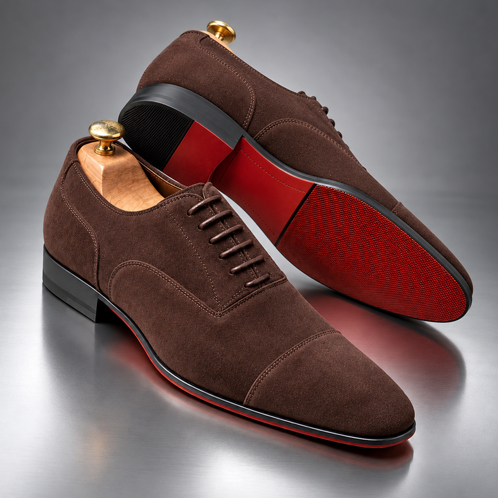 MORETTI SIGNATURE SUEDE OXFORDS