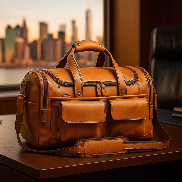 RONAN VALE™ GENUINE LEATHER DUFFLE BAG